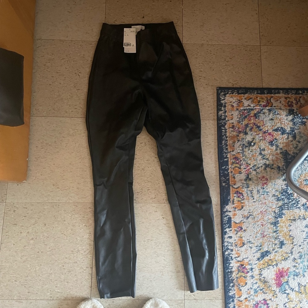 Brand new H&M leather pants